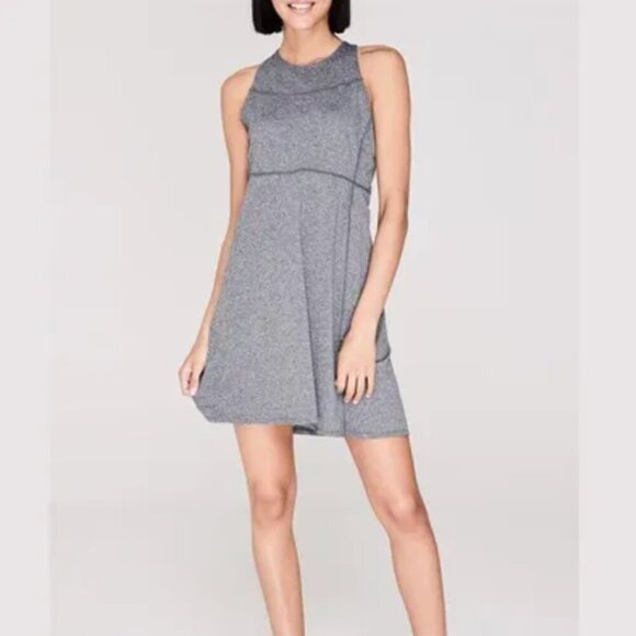 Sugoi Coast Dress w Side Cinch Packable Bike Mini  Heathered Charcoal Medium - Picture 1 of 10